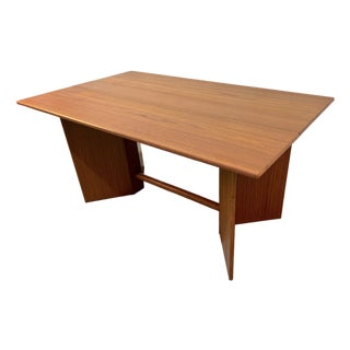 Mid-Century Teak Drop Leaf Dining Table by Nordisk Andels-Eksport of Denmark For Sale