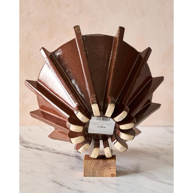 2020s "Vessel No. Ii" Handmade Sculptural Stoneware Bowl by Devin Wilde for Lawson Fenning in Iron For Sale - Image 5 of 7