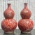 Vintage Asian Glazed Ceramic Double Gourd Lamps - a Pair For Sale - Image 4 of 5