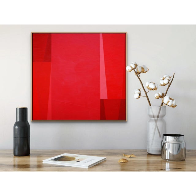 Acrylic on Canvas. Edition: Unique, Unframed. Using the geometric vocabulary found in architectural schemata, Bolt tries...