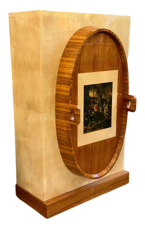Parchment Bar Cabinet by Aldo Tura, 1960