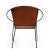 2020s Milo Leather Accent Chair, Medium Brown For Sale - Image 5 of 6