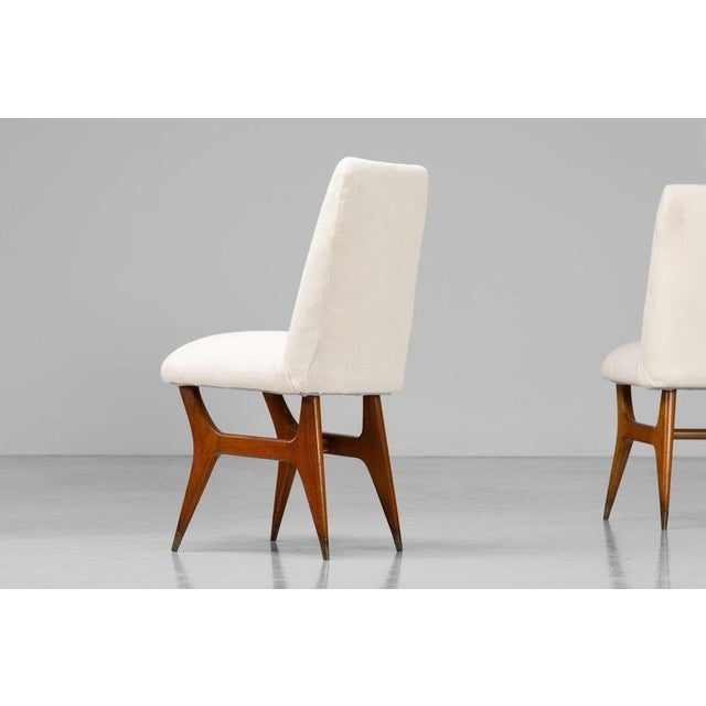 Vintage Dining Chairs by Melchiore Bega, Italy, 1950, Set of 6 For Sale - Image 6 of 18
