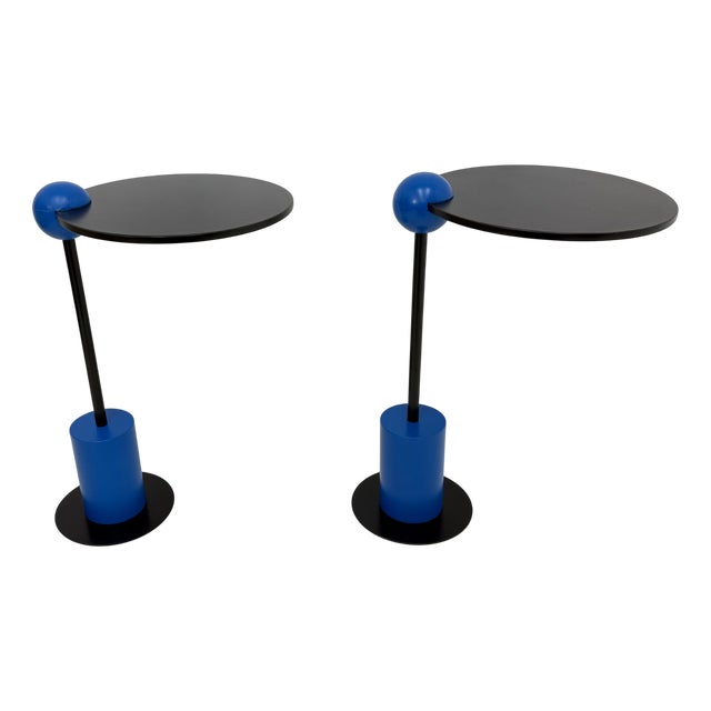 Side Tables by Edward Geluk for Arco, 1980s, Set of 2 For Sale