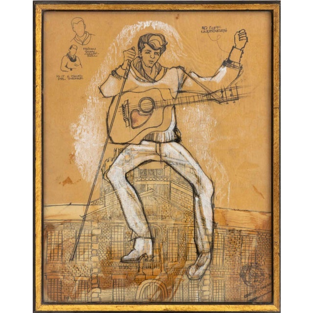 Carrie Mae Robbins (American, 1943-2024) Two "Grease" Costume Designs, 1972, mixed media on tracing paper, comprising:...