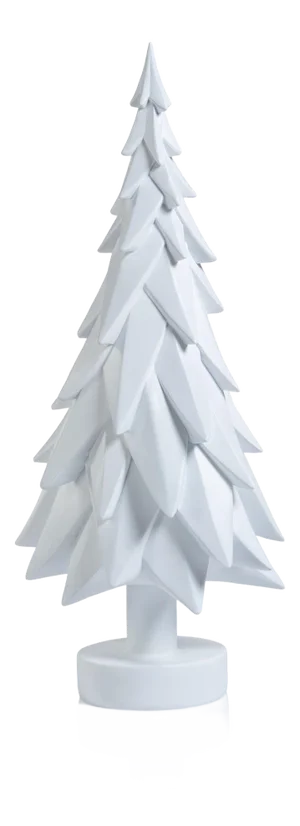 Patrice White Decorative Tabletop Spruce Tree, X-Large