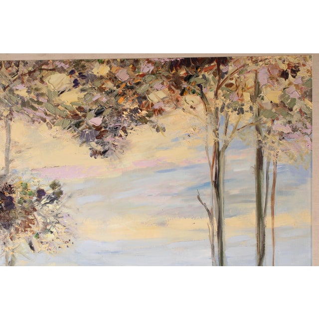 1980s French Impressionist Landscape Painting by Michael Henry (1928-2016) For Sale - Image 5 of 11