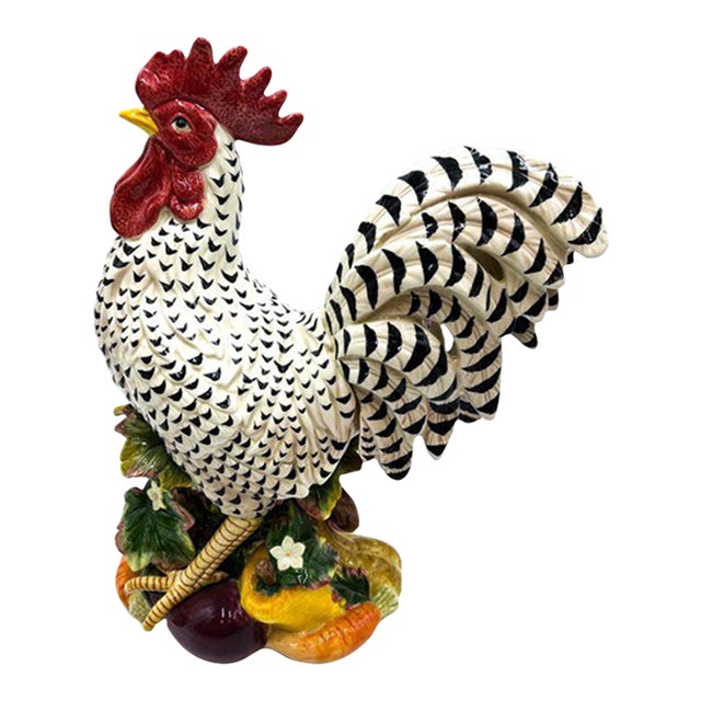 Ceramic Rooster by Fitz & Floyd Chairish