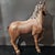 1960s Large Vintage Shiwan Pottery Horse Sculpture - 21" Tall, Chinese Ceramic Figure For Sale - Image 5 of 9