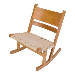 Rocking Chairs Model GE674 in Olied Oak by Hans J. Wegner for Getama, 1970s For Sale