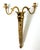 Pair of Vintage Neoclassical Double-Arm Wall Candle Sconces – Gold Gilt or Brass-Plated For Sale - Image 9 of 12