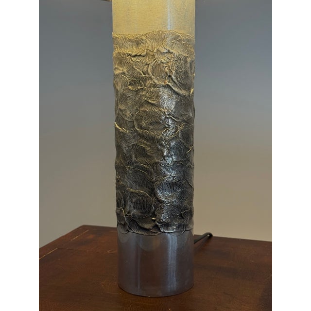 Brutalist Table Lamp attributed to Willy Luyckx, 1960s For Sale - Image 12 of 14