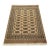 Bokhara Rug 4’2” X 5’6” Beige Wool Tribal Hand-Knotted Oriental Carpet For Sale