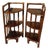 Rattan Corner Shelves, 1980s, Set of 2 For Sale