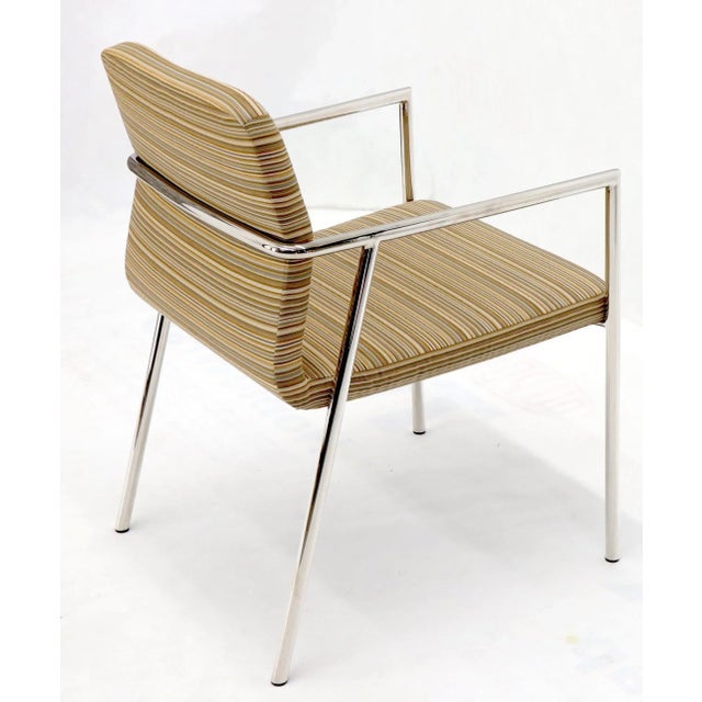 Pair of Bauhaus Style Mid-Century Modern Style Chairs by Bernhardt For Sale - Image 9 of 11