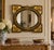 Black Vintage Neoclassical Empire Italian Giltwood Mirror with Fruit and Laurel Motifs, 1970s For Sale - Image 8 of 10