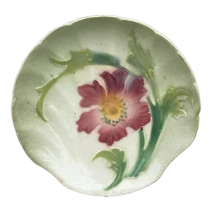 Majolica Shell Dish Keller & Guerin Saint Clement Circa 1900