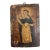 18th–Early 19th Century Spanish Colonial Retablo of Saint Dominic Hand-Painted Religious Icon on Wood Panel For Sale
