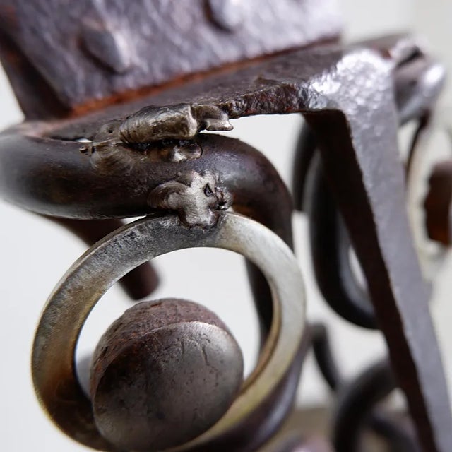 Sculpture Metal Soudart Mask For Sale - Image 3 of 12