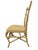 Late 20th Century Vintage Architectural Faux Bois Rattan Side Chair For Sale - Image 5 of 12