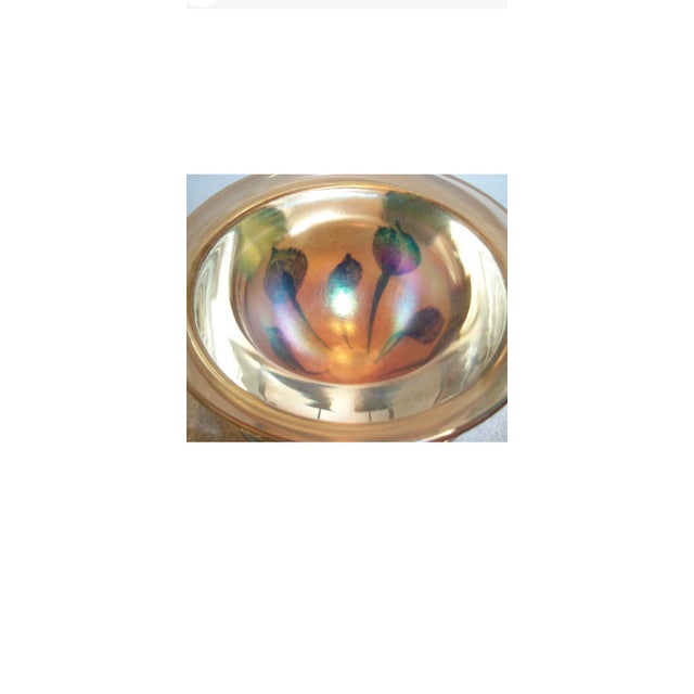 David Lotton David Lotton 2000 Signed Sunset Paper Weight Bowl For Sale - Image 4 of 5