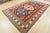 Farmhouse Kazak Rug 8'5'' X 11'8'' Red Wool Tribal Geometric Hand-Knotted Oriental Carpet For Sale - Image 3 of 12