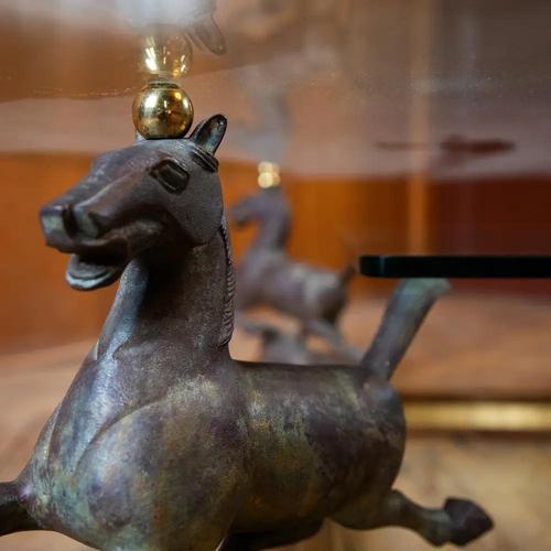 Flying Horses of Gansu Coffee Table by Maison Charles For Sale - Image 11 of 12