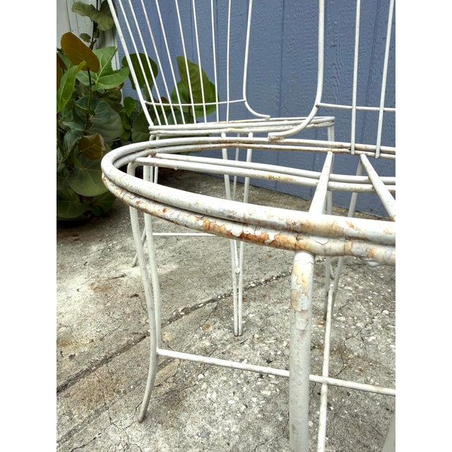 Homecrest 1960s Wire Patio Garden Chairs - A Pair For Sale - Image 4 of 7