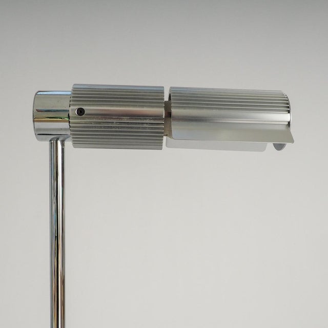 Haloprofil 878HR Floor Lamp in Silver by Viktor Frauenknecht for Swiss Lamps, 1960s For Sale - Image 6 of 16