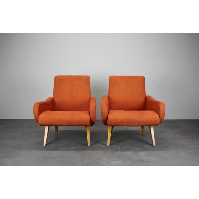 Set of Lady Chairs in style of Marco Zanuso, 1950s For Sale - Image 3 of 13