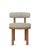 Wood Moca Chair in Safire 08 Fabric and Smoked Oak by Studio Rig for Collector For Sale - Image 7 of 7