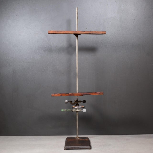 Large Early 20th C. Cast Iron and Wood Laboratory Test Tube and Beaker ...
