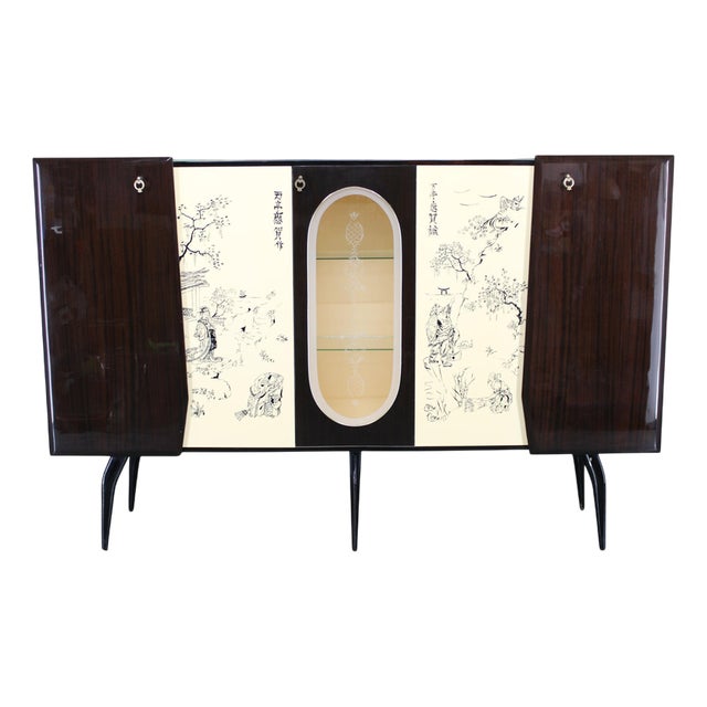 Vintage Italian Highboard, 1950s For Sale