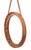 Round Pine Wall Mirror by Uno & Östen Kristiansson, Sweden, 1960s For Sale - Image 6 of 9