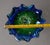 Josef Hospodka Chrisbka Style Hand Blown Art Glass Vase / Decorative Bowl Beautiful hand-blown art glass piece featuring...