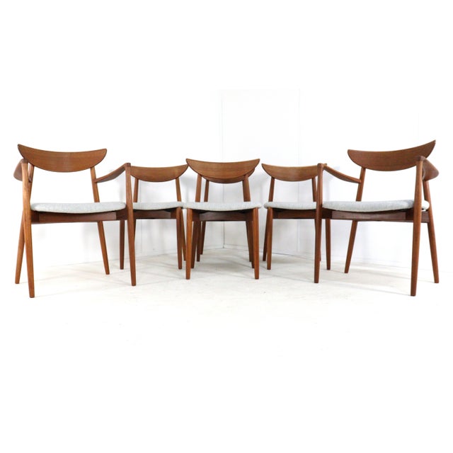 Chairs by Harry Østergaard for Randers Møbelfabrik, 1960s, Set of 6 For Sale - Image 13 of 18