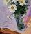 Оil Painting Bouquet of Daisies Boris Serdyuk For Sale - Image 6 of 7