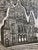 Cracow Poland Etching of Polish Synagogue, Jewish temple. From very rare small edition. Most are signed in Hebrew and /or...