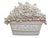 Basket of Flowers WELCOME Sign Plaque Has Picture Hanger affixed to backside to easily hang on your Wall or Exterior Made...
