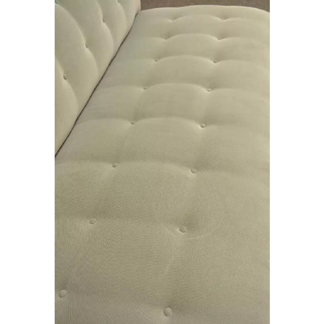 Early 21st Century Crate & Barrel Mitchell Gold Modern Plus Armless Sofa Loveseat Couch 336-003t-20 For Sale - Image 5 of 12