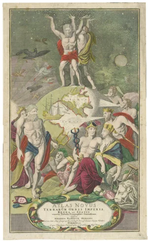 Johann Baptista Homann, Atlas Novus, 1720, Engraving on Paper