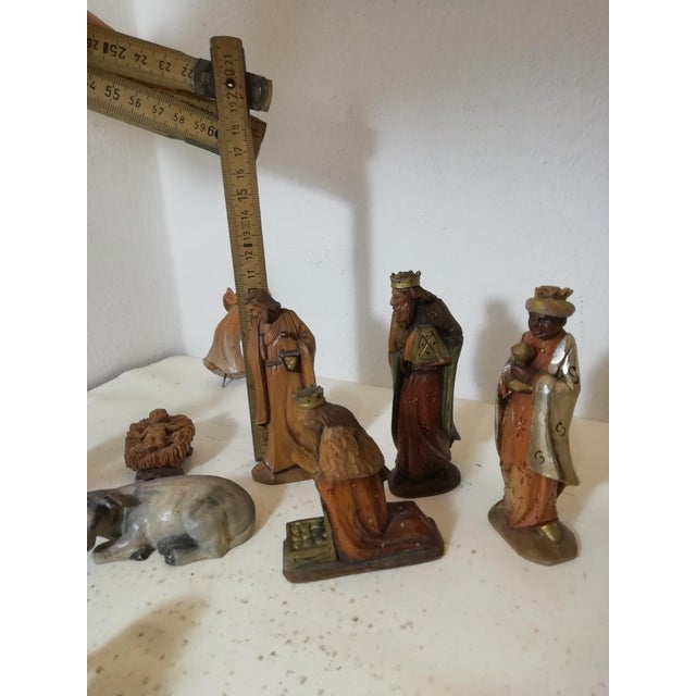 Wooden Nativity Scene by Karl Kuolt for Anri Val Gardena, Italy, 1950s, Set of 17, Set of 17 For Sale - Image 15 of 18