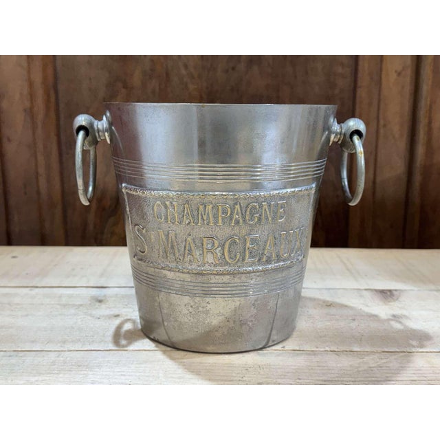 Silver-Plated Champagne Bucket from St Marceaux, 1930s For Sale - Image 7 of 7
