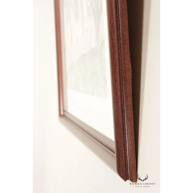 Illustration Sandy Busch 'Skrobul House' Watercolor Print, Custom Framed For Sale - Image 3 of 13