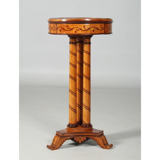 Biedermeier Side Table, 1830s For Sale - Image 12 of 12