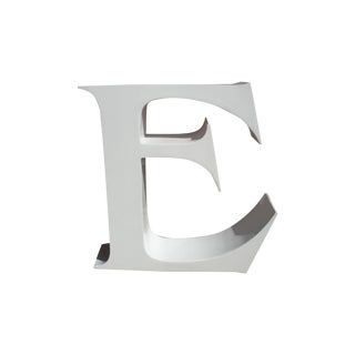 Letter "E" Industrial Metal Sign Salvage Neon For Sale