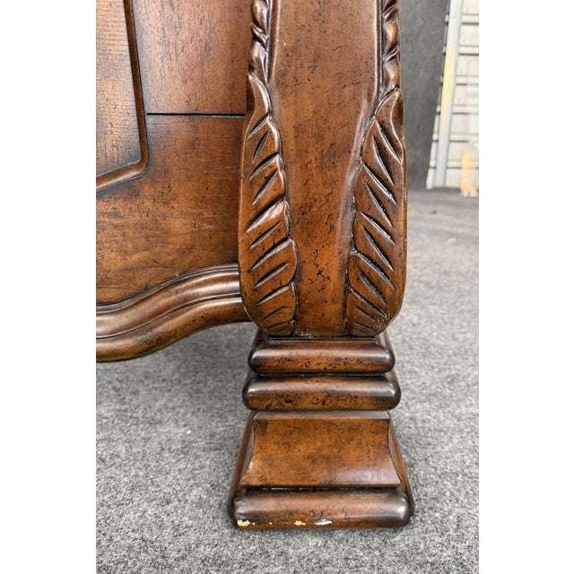 Michael Amini Windsor Court King Size Bed Frame For Sale - Image 13 of 17
