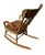 Antique Late 19th Century Wooden Windsor Comb Back Rocking Chair For Sale - Image 4 of 9