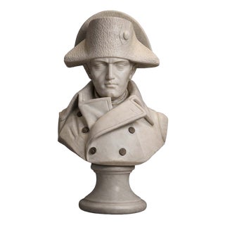 Bust of Napoleon Bonaparte, 1800s, Carrara Marble For Sale