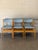 This elegant set of six dining chairs features a clean architectural frame with gently curved backrests. The minimalist...